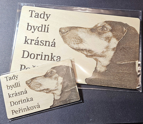 Cedulka / jmenovka na dveře — foto 2