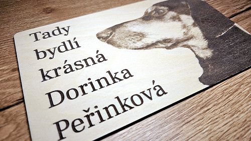 Cedulka / jmenovka na dveře — foto 3