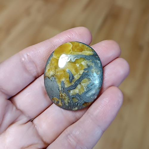 Amonitový Simbircite/Simbircit, ID 3404, 37x31 mm — foto 2