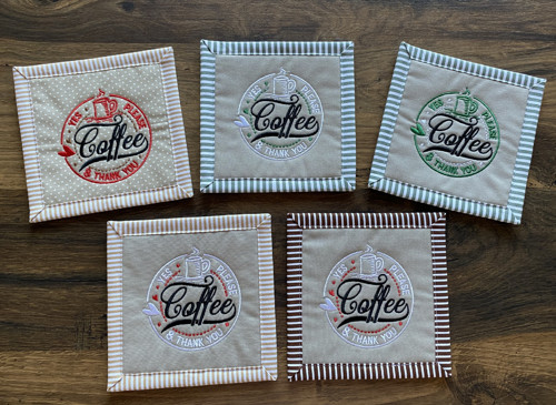Vyšívané podkafíčko Caffee1 — foto 2