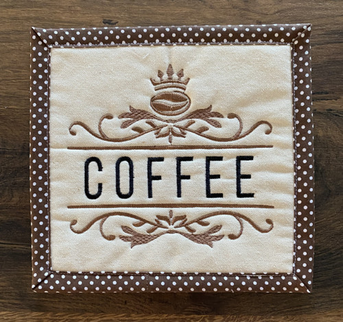 Vyšívané podkafíčko Caffee 5 — foto 2