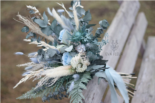 Svatební kytice "Dusty blue" — foto 2