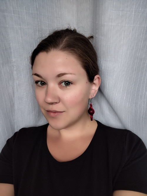 Náušnice Rudé múzy — foto 6