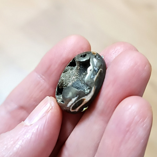 Pyritový Amonit, ID 3439, 24x21 mm — foto 3