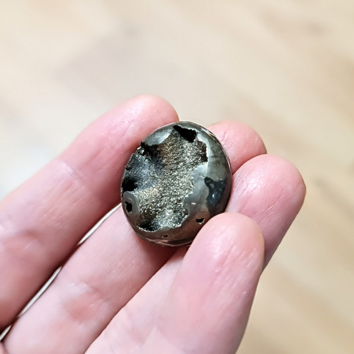 Pyritový Amonit, ID 3439, 24x21 mm — foto 2