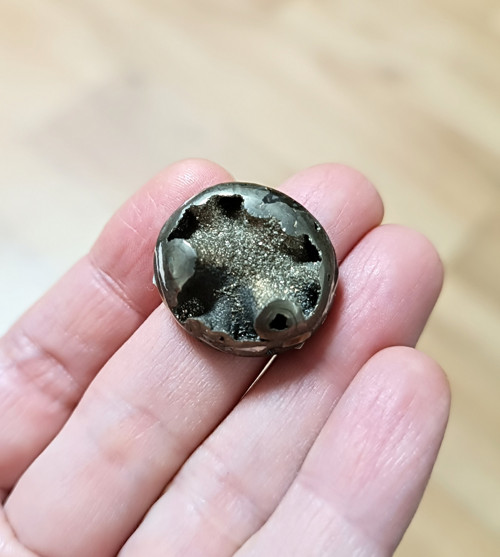 Pyritový Amonit, ID 3439, 24x21 mm — foto 5