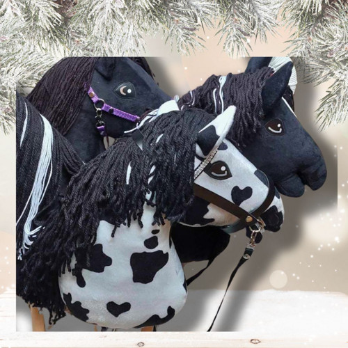 Hobby Horse, černo-bílý flekáč — foto 5