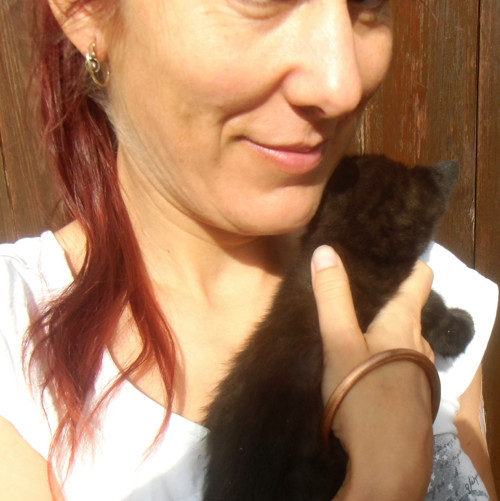 Měděný náramek trubičkový — foto 2