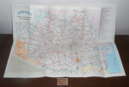 Turistická a silniční mapa • ROMANIA / Rumunsko — foto 3