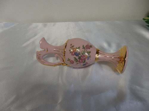 Růžový porcelán, vázička — foto 3