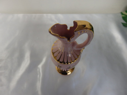 Růžový porcelán, vázička — foto 5