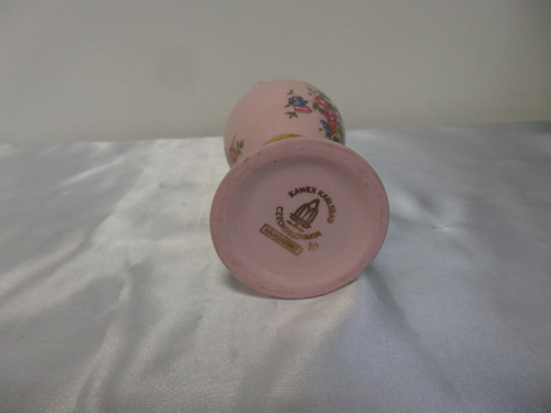 Růžový porcelán, vázička — foto 4