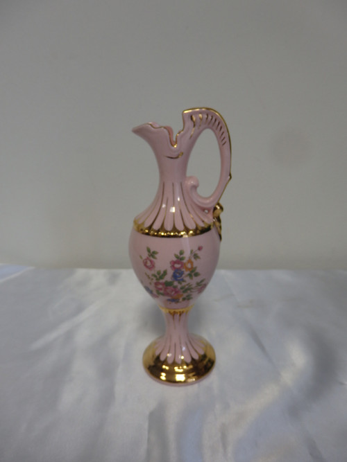Růžový porcelán, vázička — foto 2