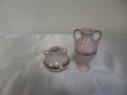 Minivázičky - růžový porcelán — foto 2