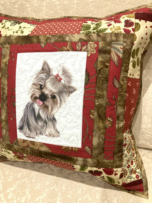 Povlak na polštář patchwork — foto 2