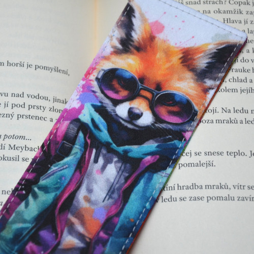 Záložka do knihy - Cool fox — foto 2