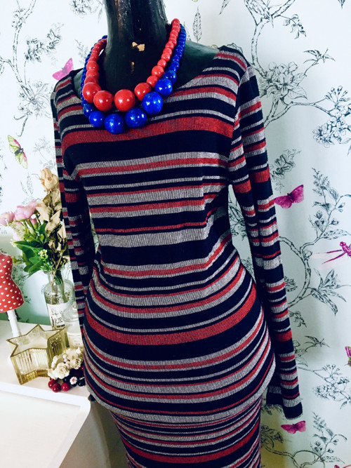 Šaty long stripes — foto 2
