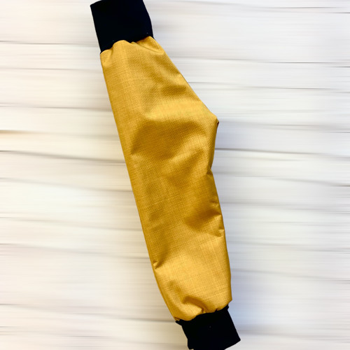 Softshell kalhoty hořčicové Basic s beránkem Zima — foto 2