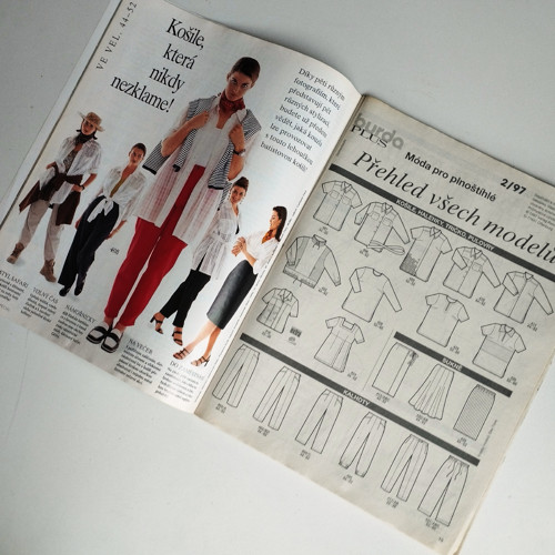 Burda Plus Móda Pro Plnoštíhlé 2/97 — foto 3