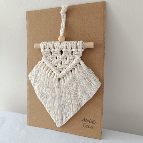 Mini macramé dekorace — foto 3