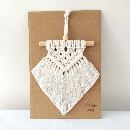 Mini macramé dekorace — foto 2