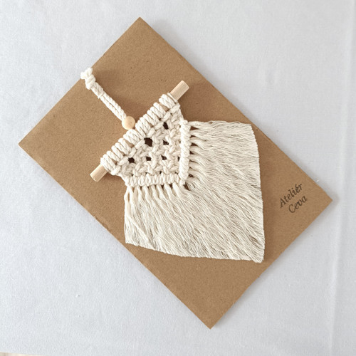 Mini macramé dekorace — foto 4