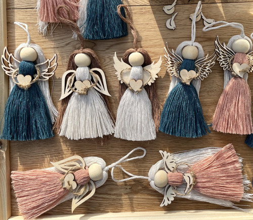 Křídla na macramé anděla 8 cm - č. 4 — foto 3