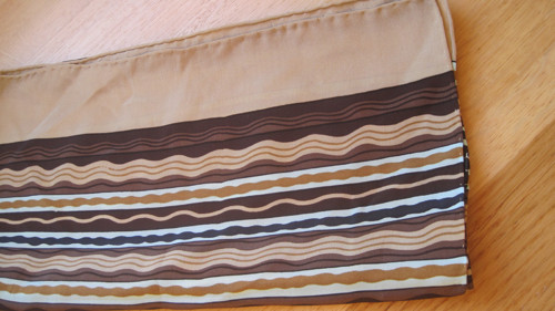 Retro hedvábná šála kvalitný materiál!! — foto 3
