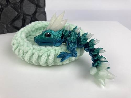 Krystalový drobeček - oceánový, 3D tisk — foto 5