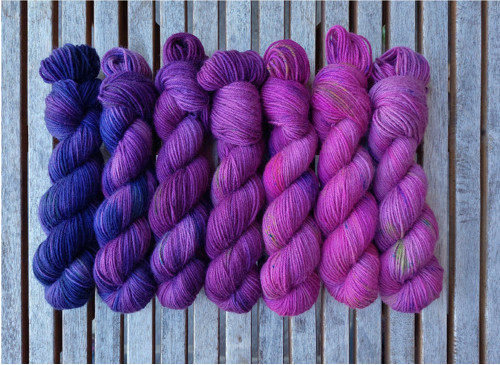 OMBRÉ SET - ručně barvené příze — foto 5