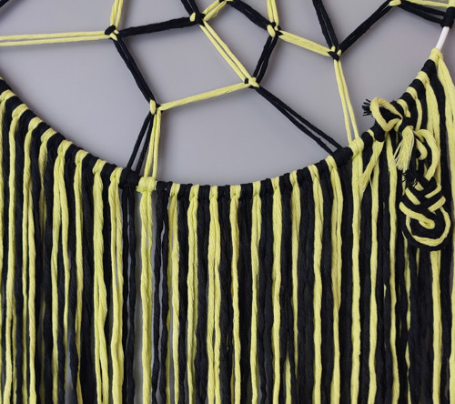 Macramé lapač snů - 35 x 85 cm — foto 3