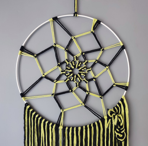 Macramé lapač snů - 35 x 85 cm — foto 2