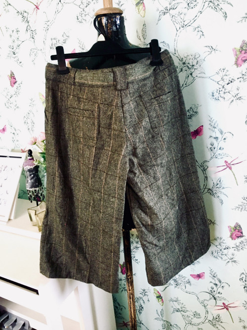 3/4ťáky dandy look tvídové — foto 4