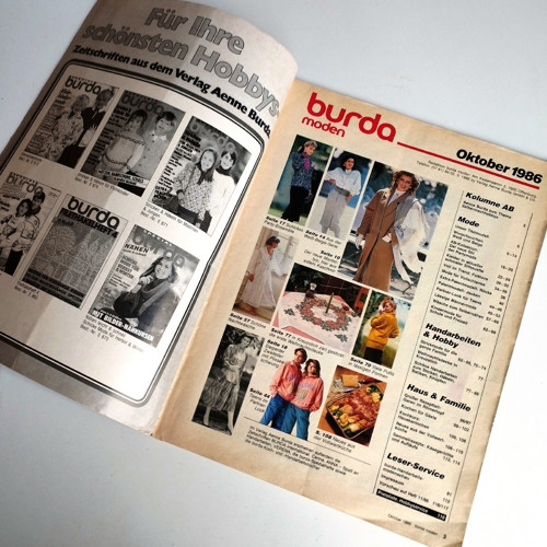 BURDA 6/1986 — foto 2