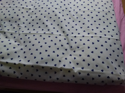 Povlečení modrá srdíčka na bílém — foto 2