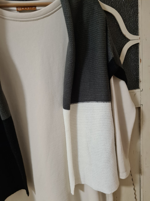 Kostkománie, kardigan, oversized — foto 3