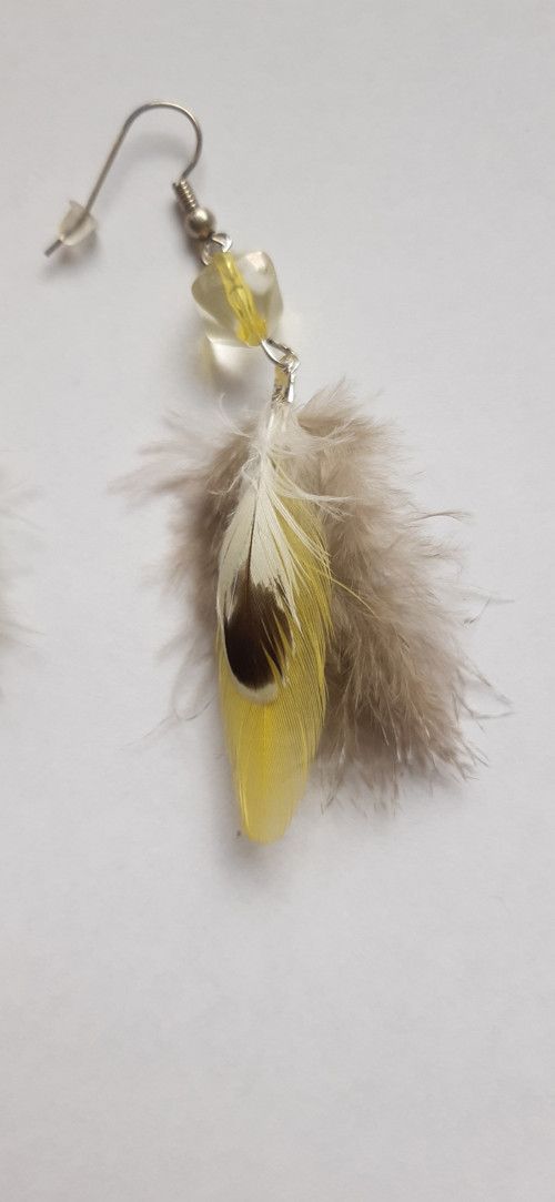 Peříčkové naušnice — foto 2