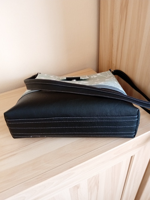 Crossbody- černá+šedá — foto 4