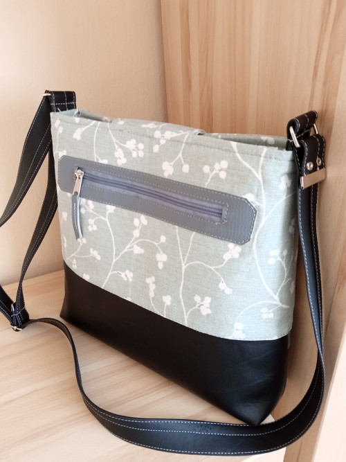 Crossbody- černá+šedá — foto 3