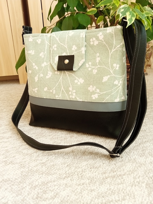 Crossbody- černá+šedá — foto 5