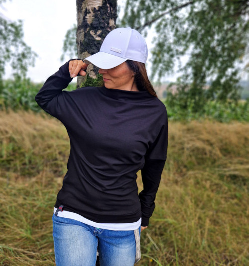 Černá mikina Cora...S — foto 3