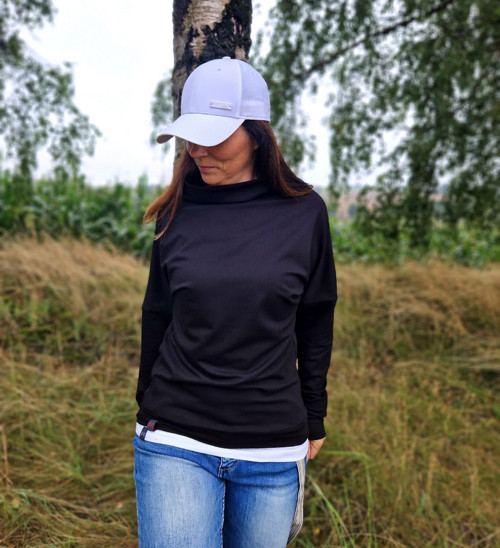 Černá mikina Cora...XL — foto 2