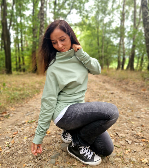 Mátová mikina Cora...XL — foto 4