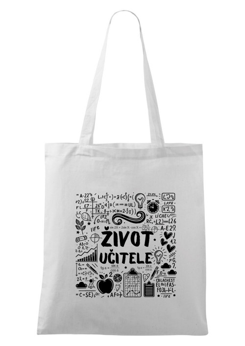 Plátěná taška "ŽIVOT UČITELE" — foto 3