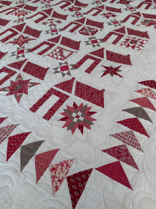 ...Sampler ,,Red House" Quilt... — foto 2