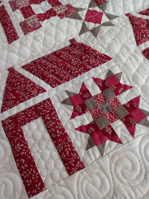 ...Sampler ,,Red House" Quilt... — foto 4