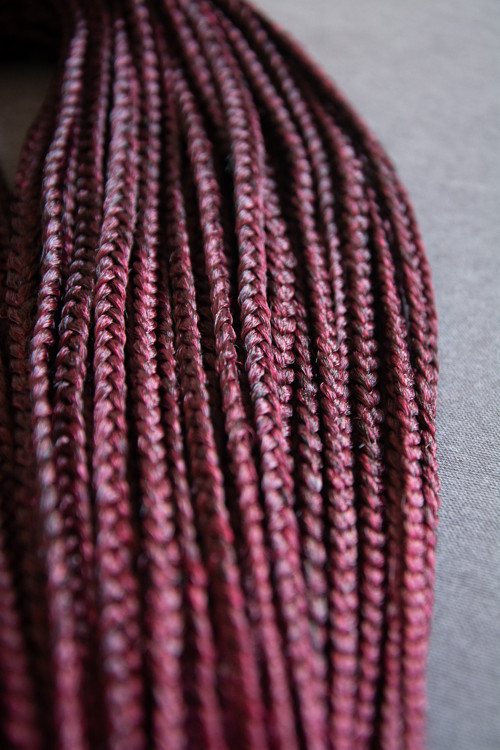 DE Set Copánků (ombré vínová) — foto 2