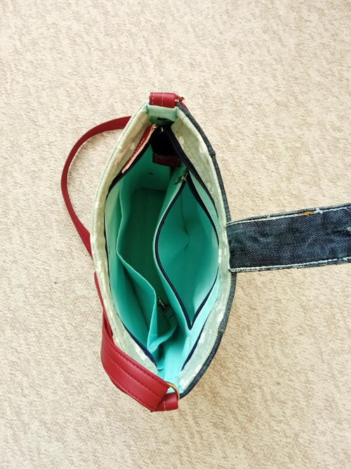 Crossbody - riflová — foto 2