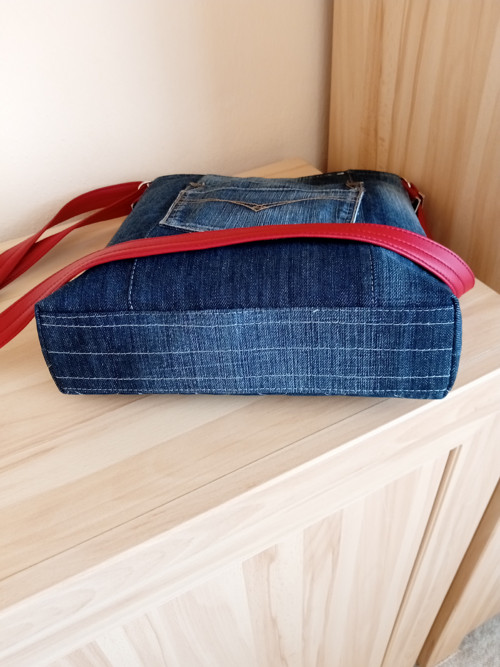 Crossbody - riflová — foto 4
