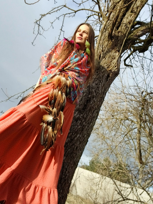 Maxi Boho Sukně Kaskádovitá — foto 4